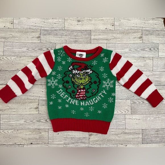 Grinch Christmas Sweater Size 6-9 Months - Picture 2 of 4